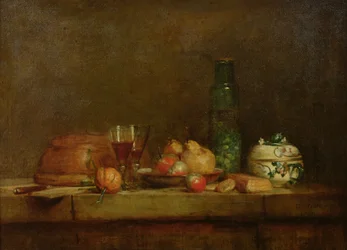 Still Life with a Bottle of Olives